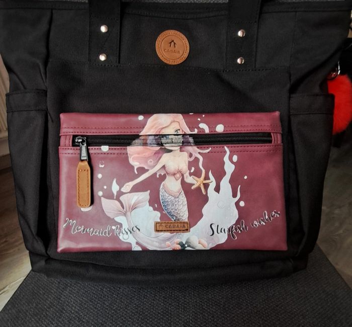 Pochette cabaïa custo sirène Arielle - photo numéro 3