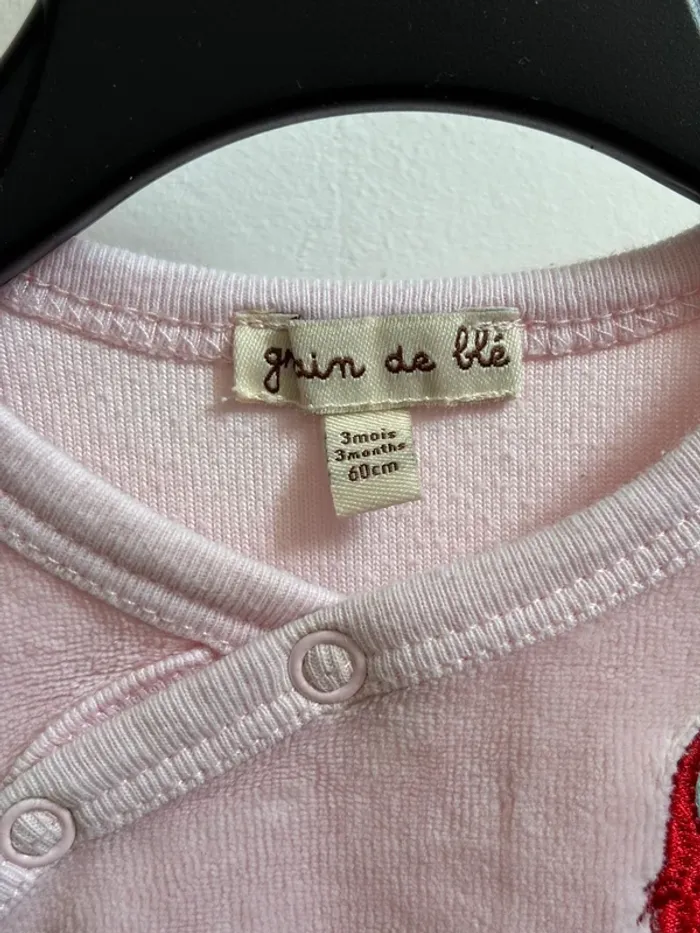 Lot 2 pyjamas velours 3 mois - photo numéro 11