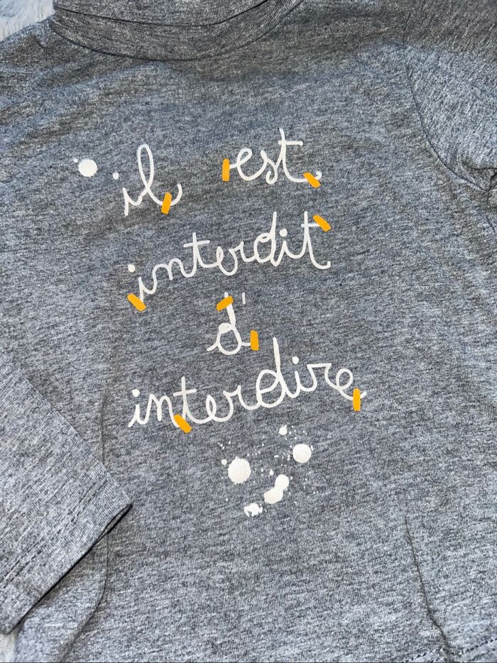 Haut col roulé gris - 12 mois - Kiabi - photo numéro 2