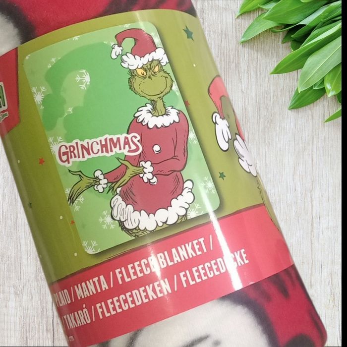 Couverture plaid le Grinch noel - photo numéro 2