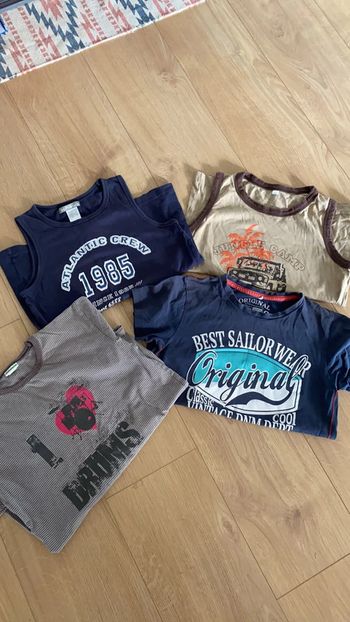 Lot de débardeurs tee shirt