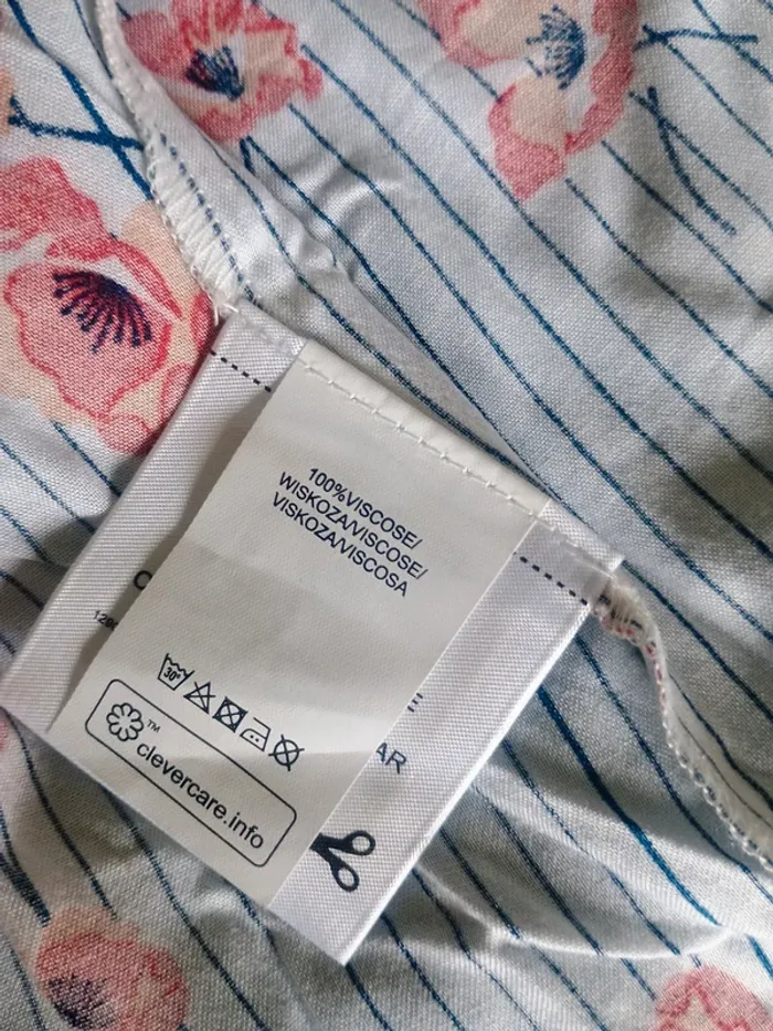 chemisier fleuri été T44 - photo numéro 5