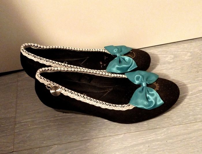 Ballerines customisées taille 40 - photo numéro 2