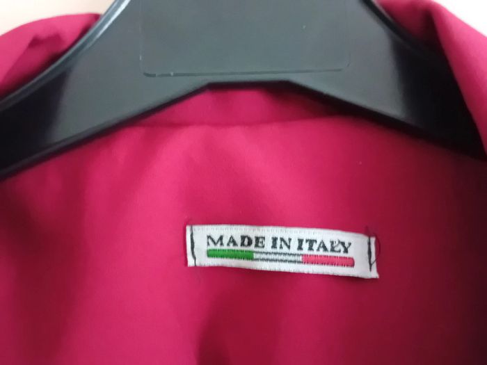 Veste Tailleur longue rouge Taille S - photo numéro 2
