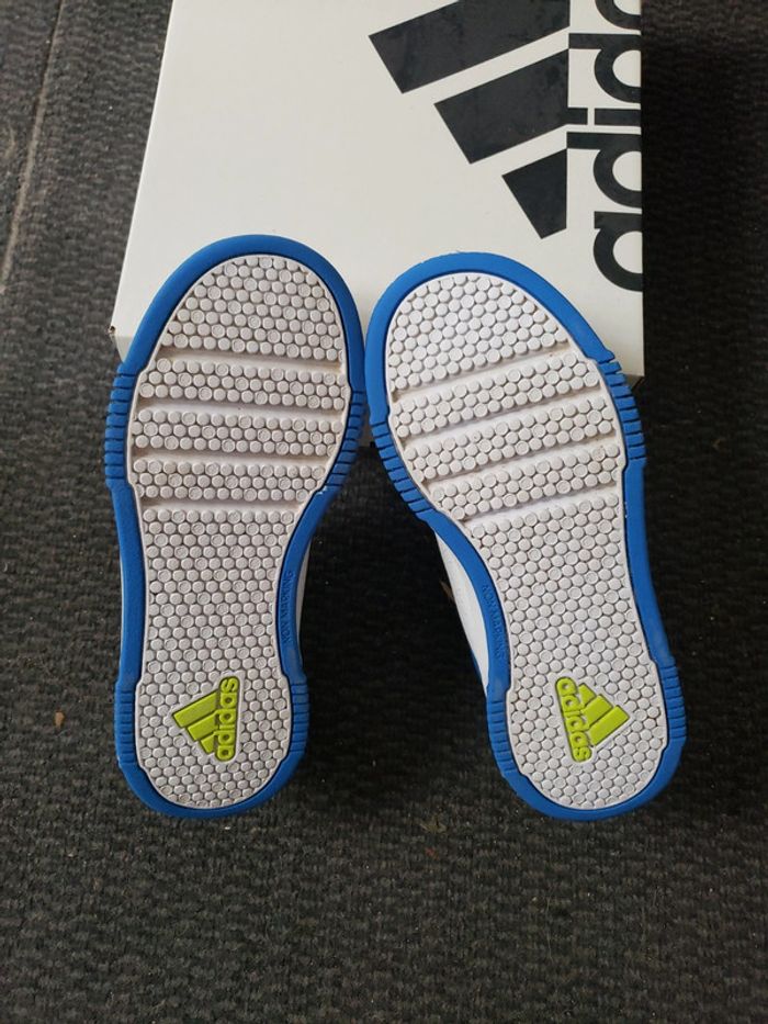 Baskets blanches à scratchs P33 Adidas Tensaur - photo numéro 6
