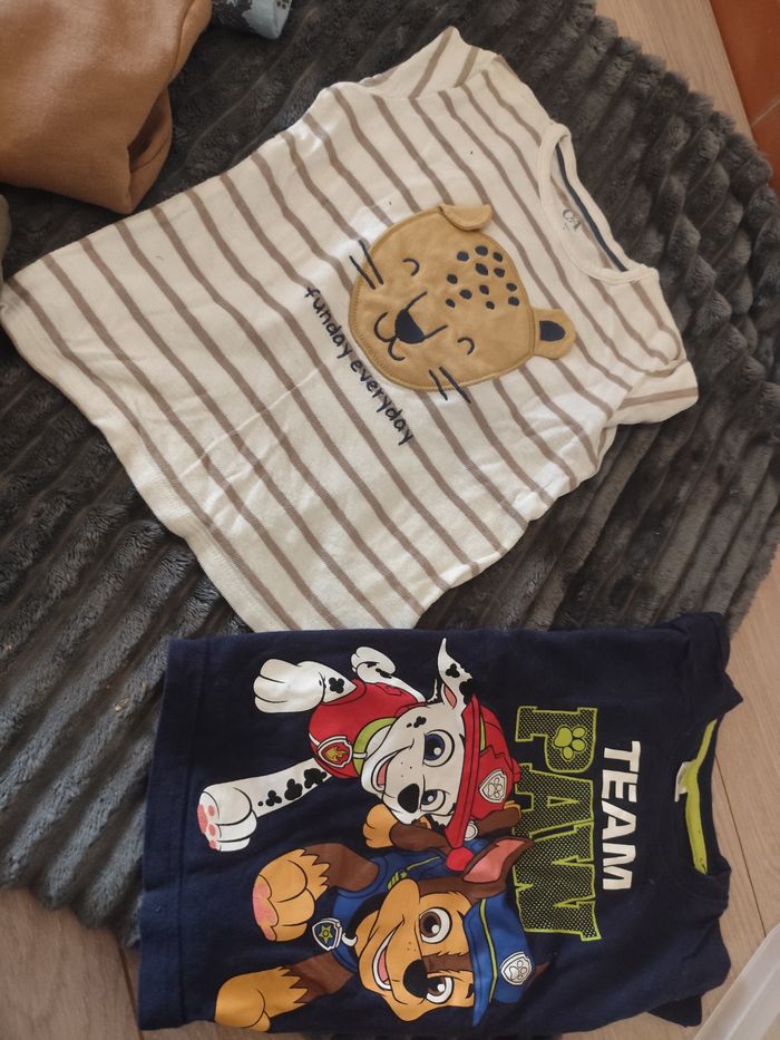Lot 5 pièces pull +t shirt - photo numéro 3