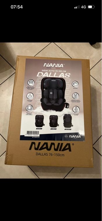 Siège auto Nania neuf