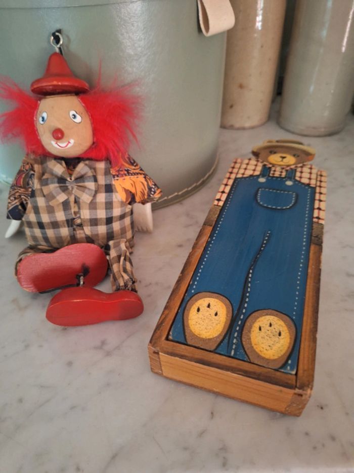 Plumier en bois vintage - photo numéro 10