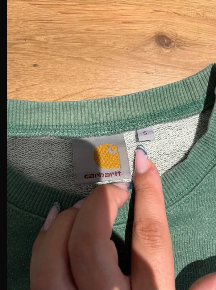 Sweat-shirt Carhartt vert - photo numéro 2