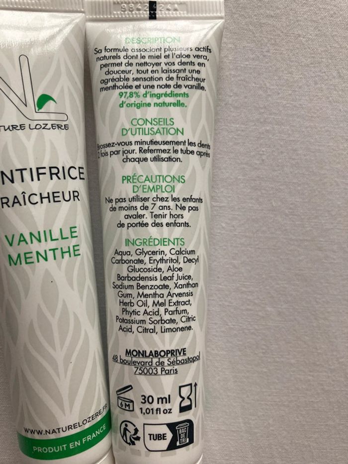 Dentifrice fraîcheur - photo numéro 3