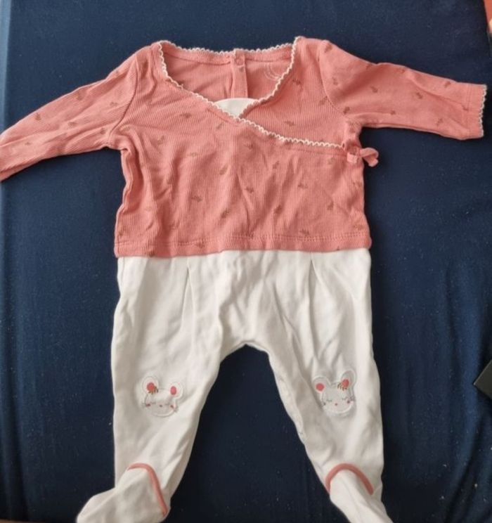 Grenouillère sergent major bébé 1 mois