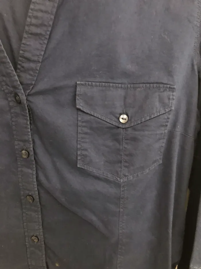 Chemise bleu marine - photo numéro 2