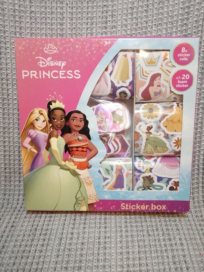 Boite de stickers autocollants Disney Princess
