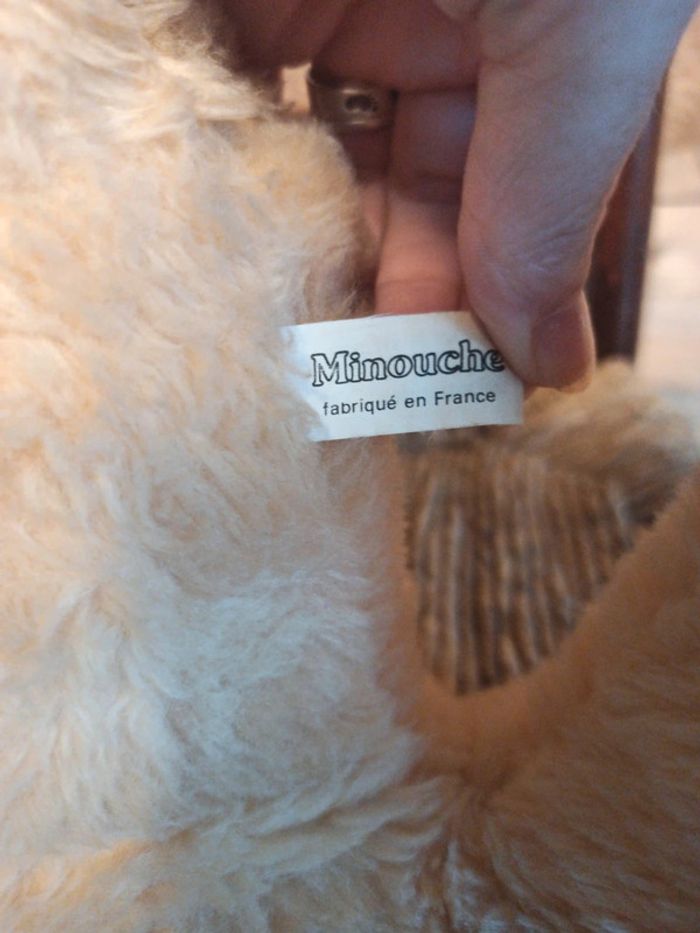 peluche ours minouche vintage tbe - photo numéro 3