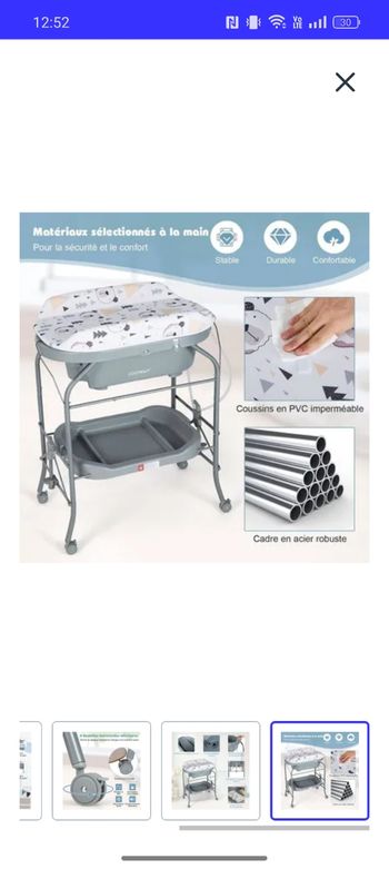 Table a lange avec Benoîr