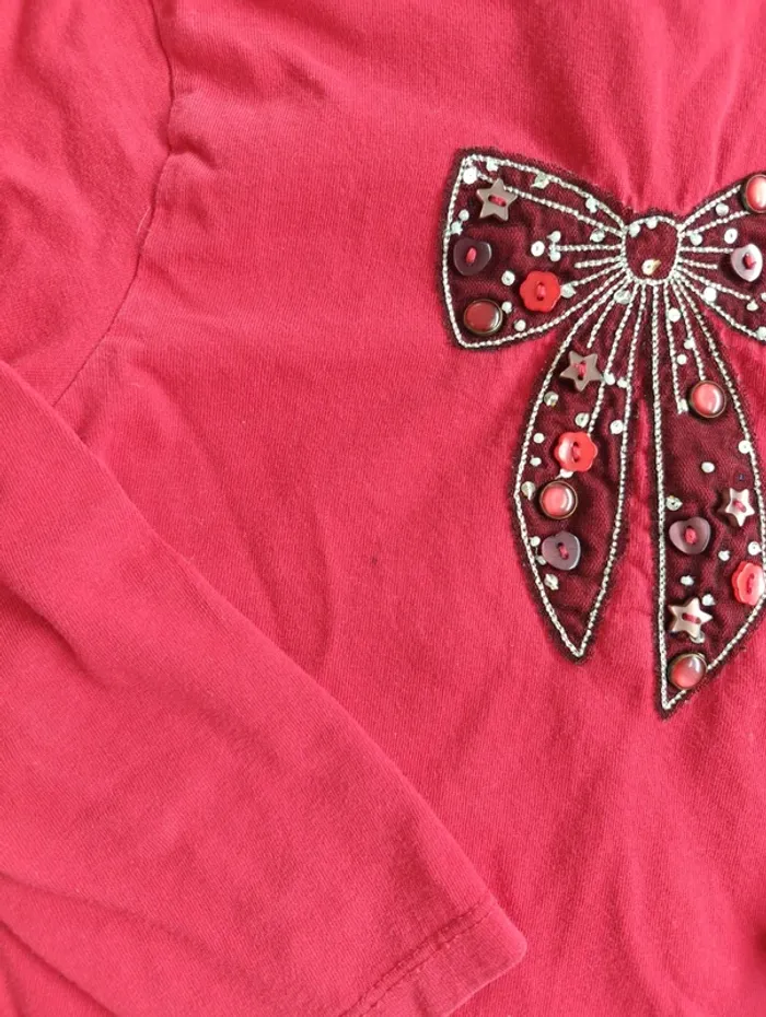 Très joli col roulé rouge Sergent Major - photo numéro 2