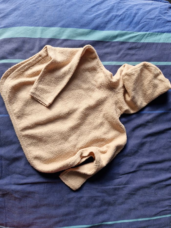 Sublime veste style poncho doré - photo numéro 3