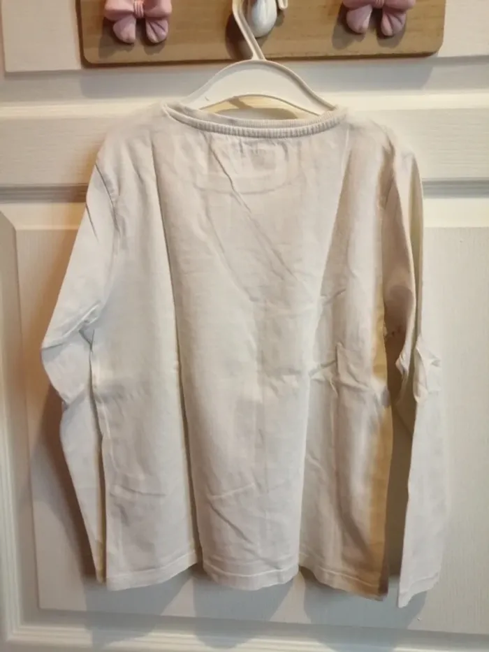 T-shirt manche longue orchestra blanc - photo numéro 6