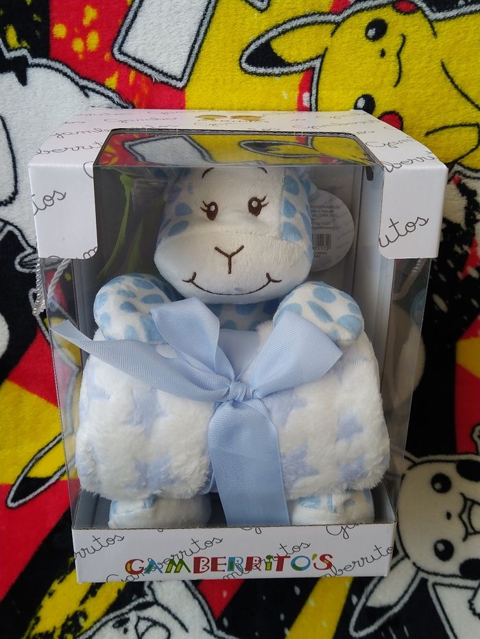 Peluche avec couverture pour bébé - photo numéro 7