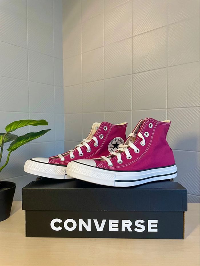 Converse Chuck Taylor glow purple / Bordeaux - photo numéro 4