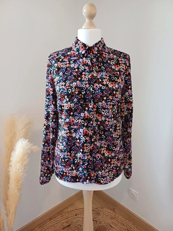 Chemise colorée à motifs Cerise Blue taille L 40 - photo numéro 2