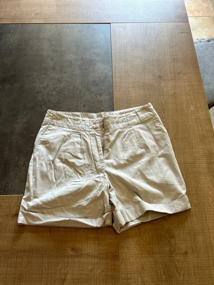 Short femme beige, taille 36, pimkie