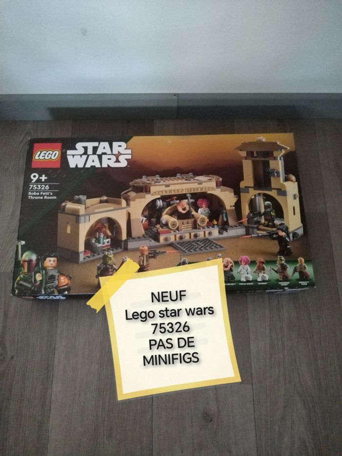 Lego star wars 75326 neuf pas de minifigs