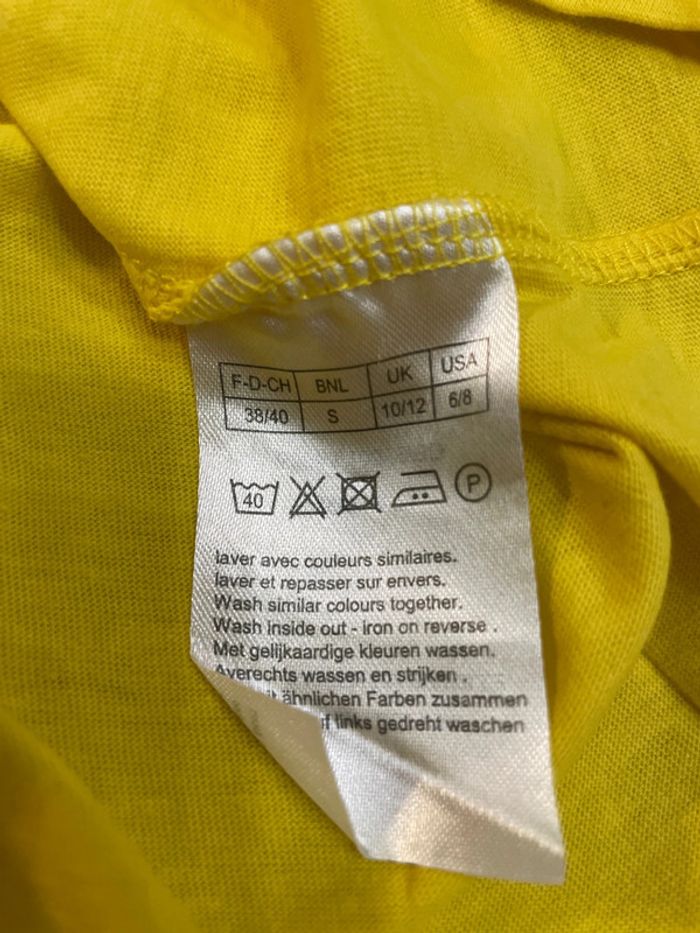 Teeshirt jaune Damart 38/40 - photo numéro 5