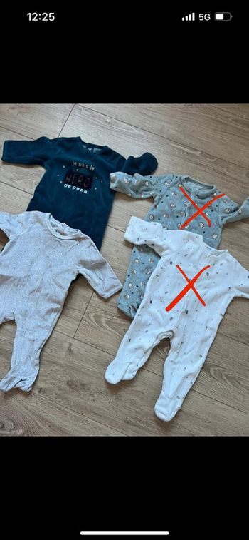 Lot pyjamas 3 mois