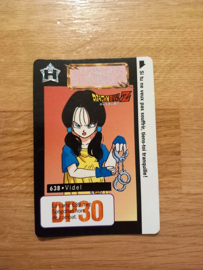 Carte Dragon Ball Z 638 Mystère