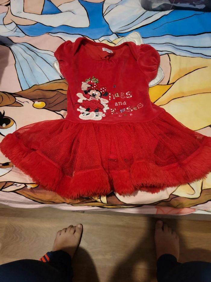 Robe de noel disney 9/12 mois