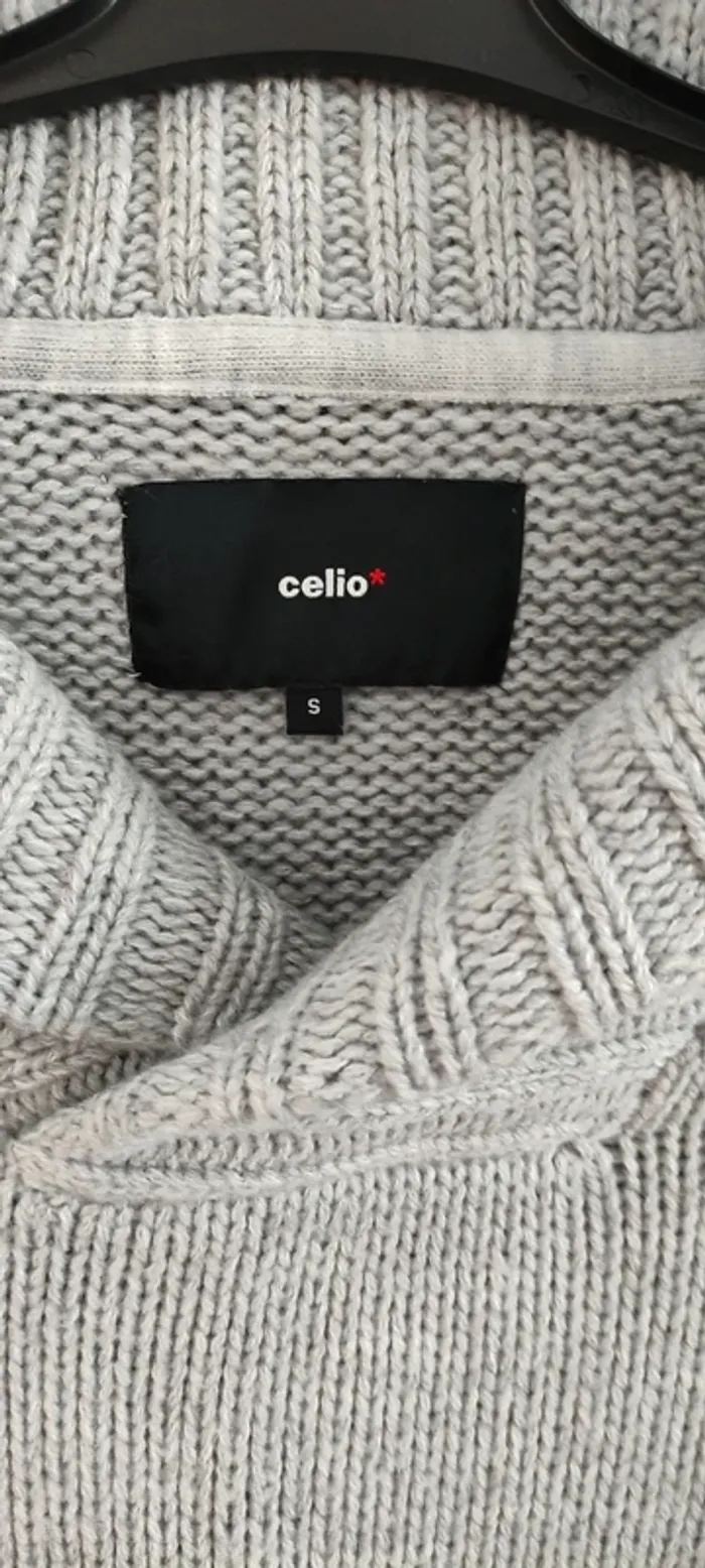 Gros Pull gris clair Celio S - photo numéro 2