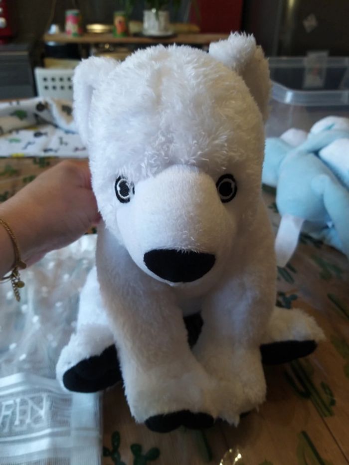 Ours en peluche neuf bernard solfin - photo numéro 4