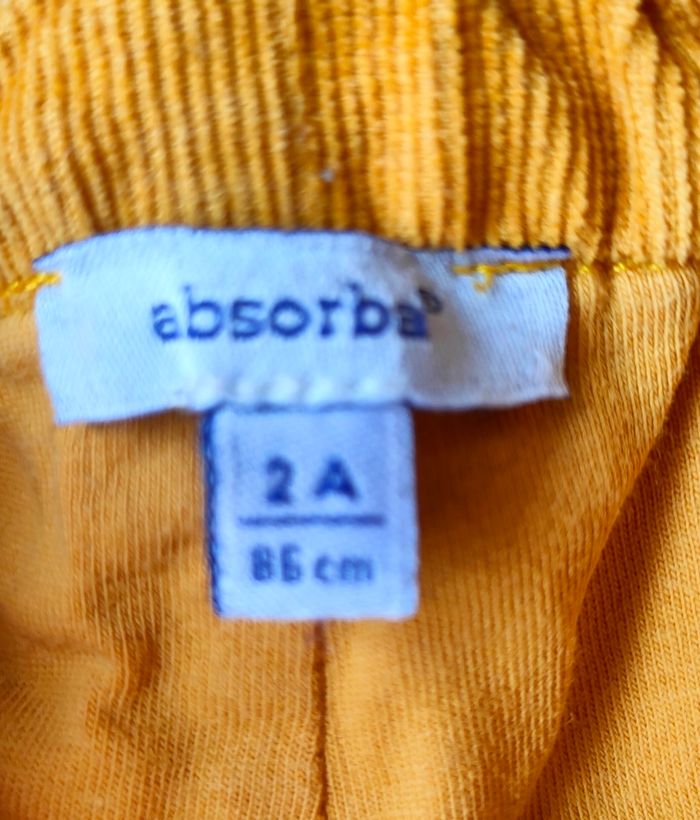 Pantalon velours taille 24 mois/2 ans - photo numéro 2