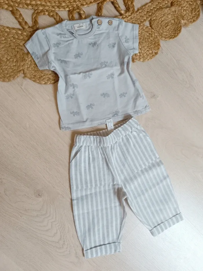 Jolie ensemble 3 mois neuf avec étiquette - photo numéro 2