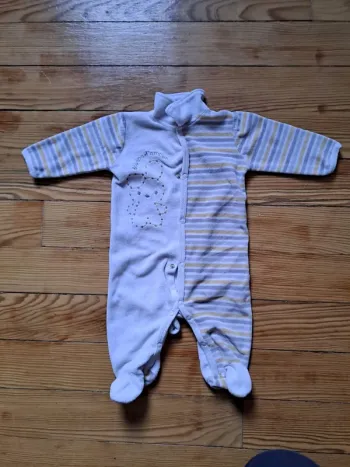 Pyjama velour 3 mois