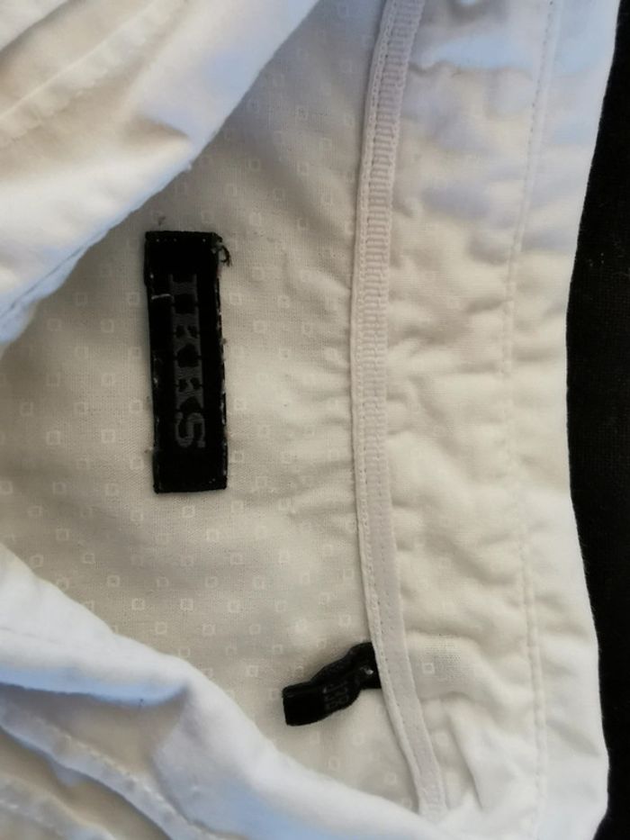 Chemise manches longues blanches 10 ans IKKS - photo numéro 3