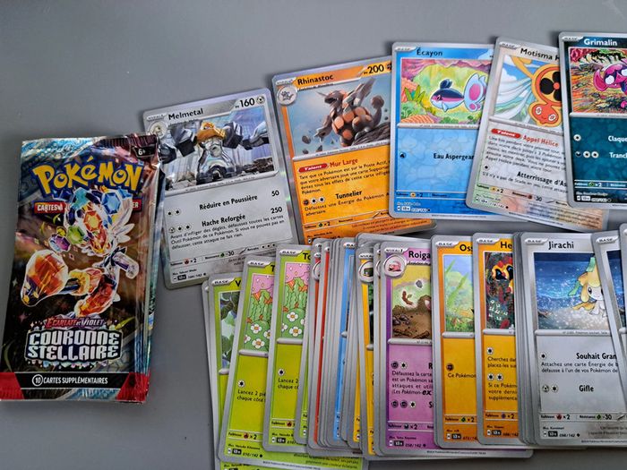 Lot de 41 cartes pokémon ev7 couronne stellaire FR - photo numéro 2