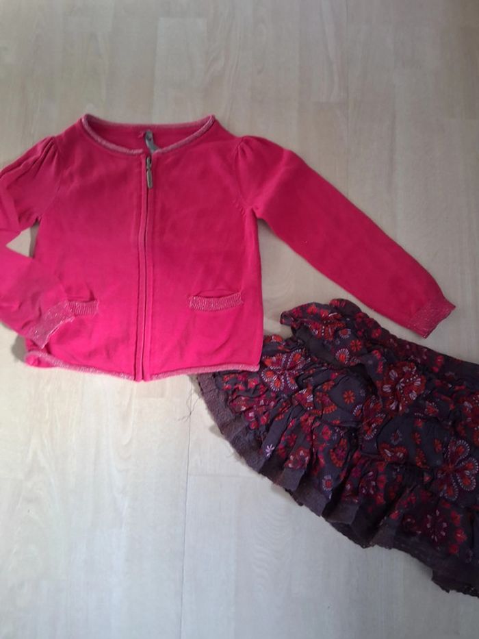 Gilet et jupe 4ans - photo numéro 2