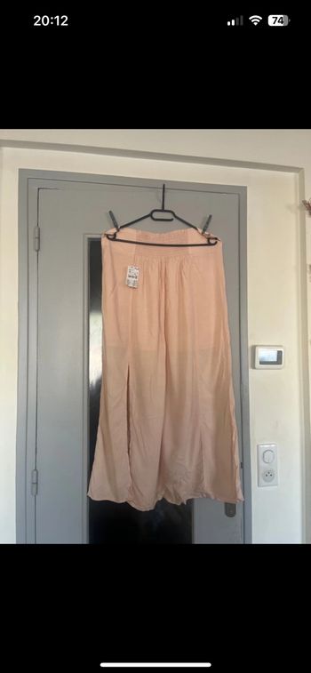 Jupe longue rose neuve