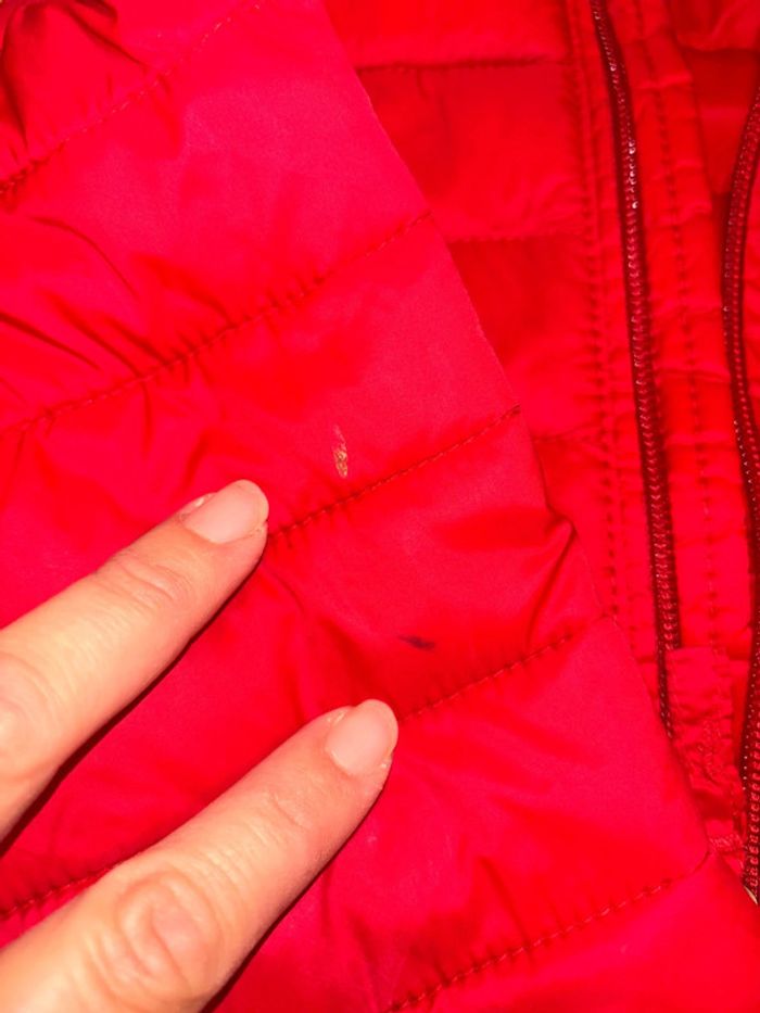 Doudoune rouge légère - photo numéro 3
