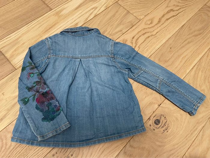 Veste en jeans fine 4 ans - photo numéro 2
