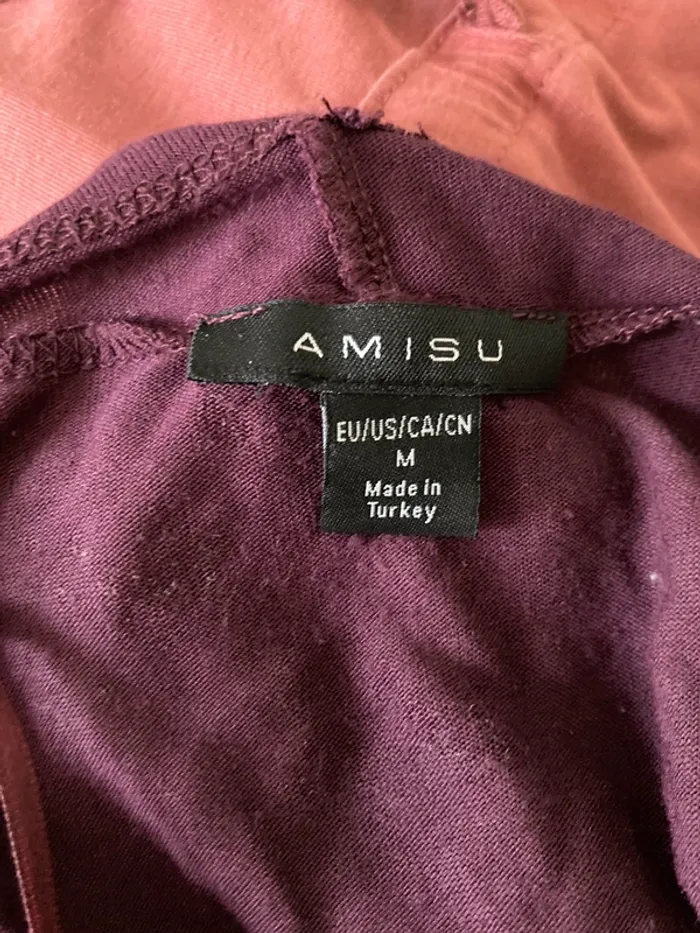Veste pourpre manches noires - photo numéro 5