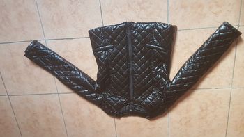 Blouson mi-saison femme 40 noir brillant