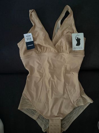 Body gainant Leonisa marron clair / beige L 