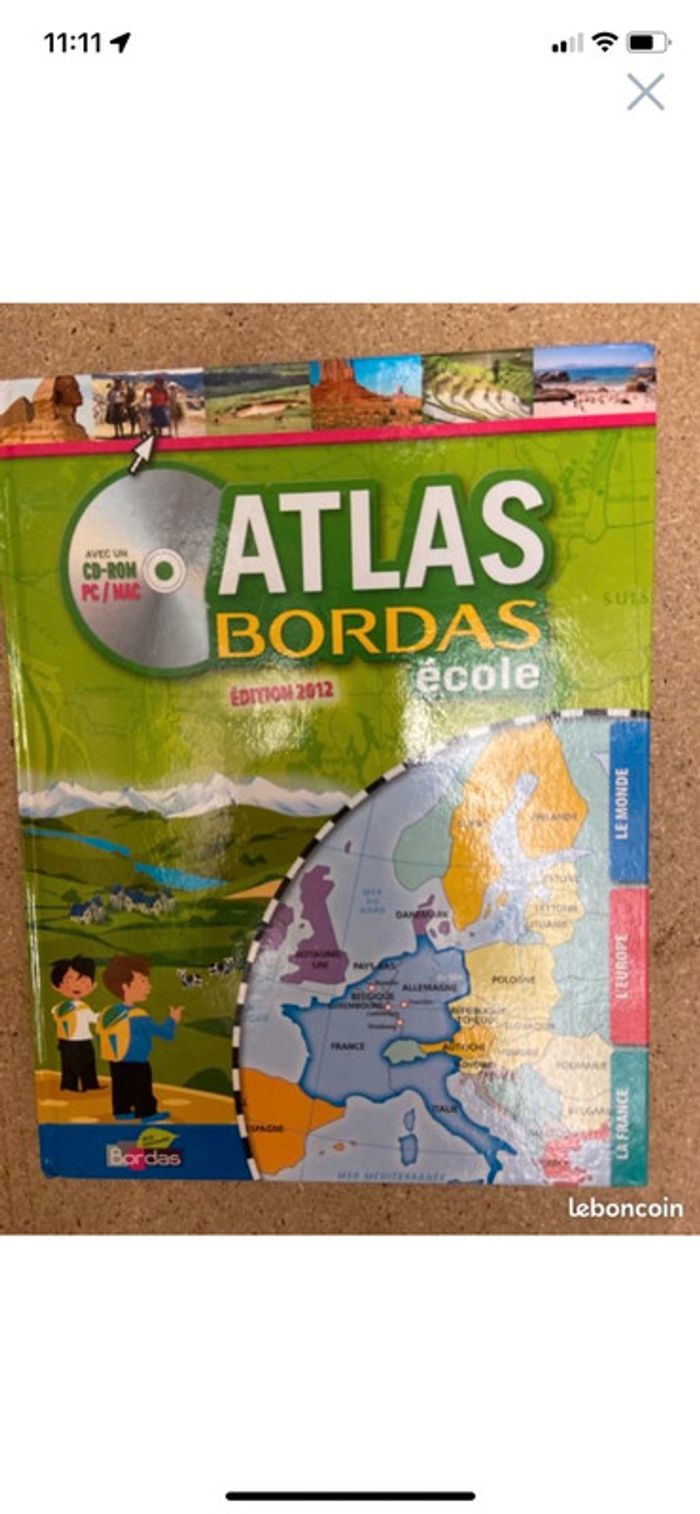 Atlas bordas école 2012