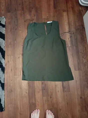 Blouse ample verte femme