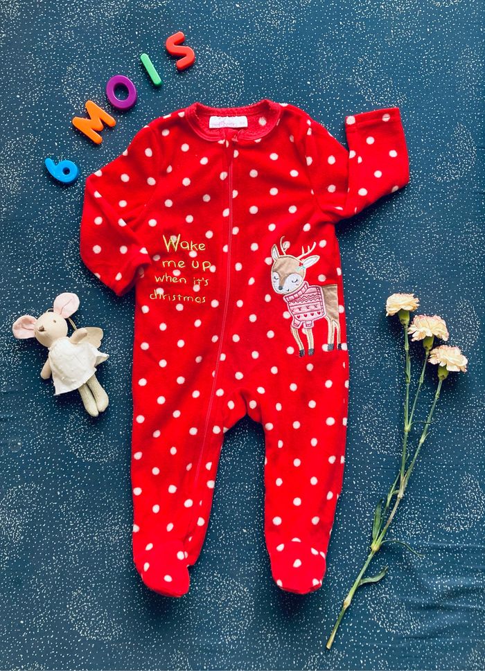 Pyjama de noël 6 mois (68cm) chaud
