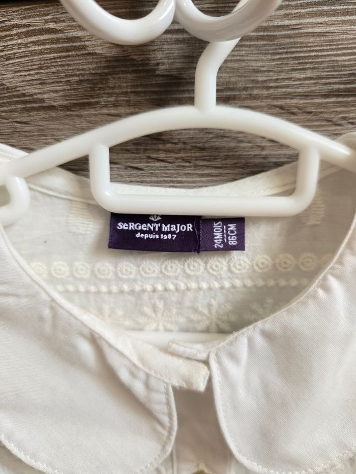 Vêtement Bébé Fille - Chemisier blanc - Sergent Major - 24 mois 86 cm - photo numéro 4