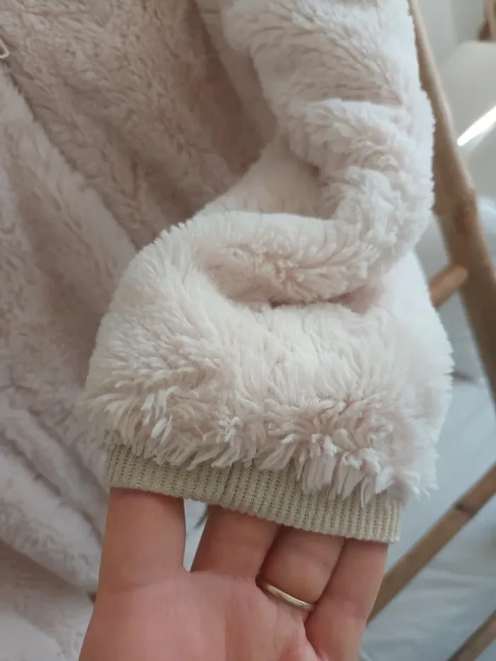 Veste polaire zippée à capuche taille 8 ans - photo numéro 4